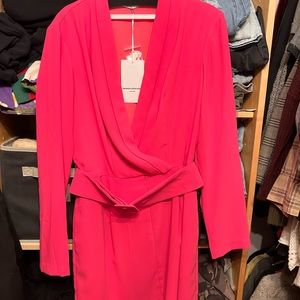 Hot pink mini dress, sassy, perfect condition.